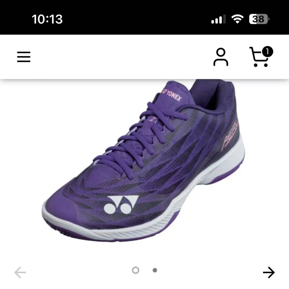 Yonex Power Cushion AERUS
Z2 Ladies [Grape] court shoes